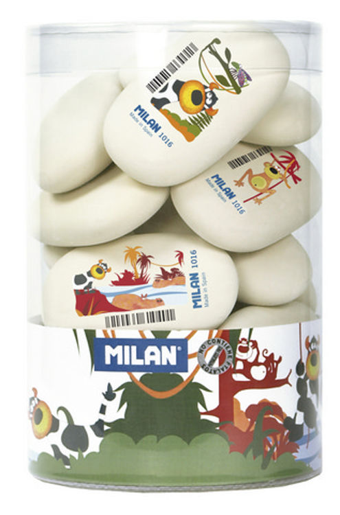 Picture of 0401 MILAN BESTIALES OVAL SYNTHETIC RUBBER ERASER